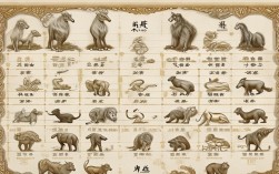 各年对应的生肖分别是什么？